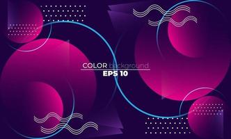 Colorful geometric background with gradient motion shapes composition. Applicable for gift card,  Poster on wall poster template,  landing page, ui, ux ,coverbook,  baner, social media posted, vector