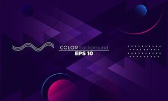 Colorful geometric background with gradient motion shapes composition. Applicable for gift card,  Poster on wall poster template,  landing page, ui, ux ,coverbook,  baner, social media posted, vector