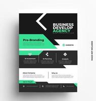 Vector Business Brochure Flyer Template.