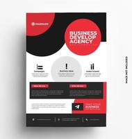 Sleek Professional A4 of Flyer Template. vector