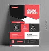 Creative and Minimal of Flyer Template. vector