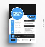 Professional Sleek of Flyer Template. vector