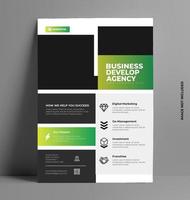 Corporate Gradient of Flyer Template. vector