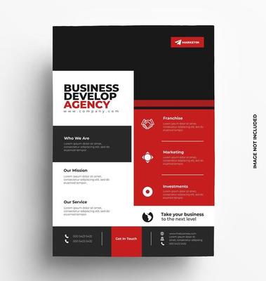 Professional Corporate of Flyer Template.