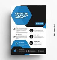 Business Flyer Brochure Template. vector