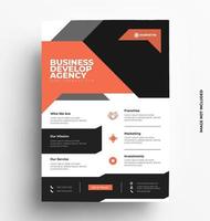 Corporate Print Ready of Business Flyer. vector