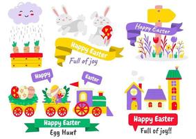 Easter Vector illustration for banner