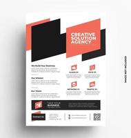 Corporate Sleek Business Flyer Design. vector