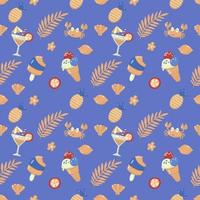 Seamless Summer Pattern Vector for banner