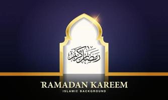 Ramadan Kareem islamic design mosque door for greeting background Ramadan Kareem.