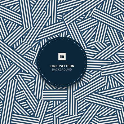 Abstract striped lattice blue geometric pattern with lines background and texture, modern style.