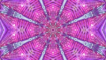 Abstract star concert visual 3d illustration vj loop video