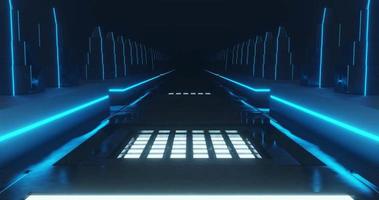 Sci-Fi Corridor Loop Animation