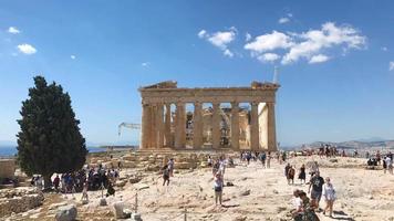 acropoli di atene, grecia video