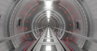 Loop Motion of A Sci-Fi Corridor video