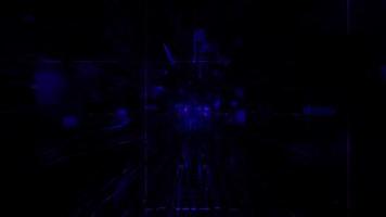donkere stervende visie 3d illustratie motion design video