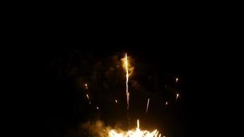 Hintergrund der Feuerwerksfeier video