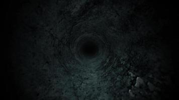 boucle transparente de tunnel 3d sombre abstraite video