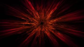 Boucle parfaite de l'énergie d'explosion d'incendie de plasma cosmique fx video