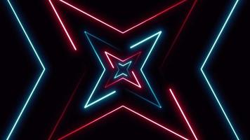 Abstract Neon Light Stroke Background Animation Loop