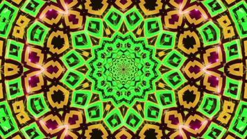amarelo verde abstrato piscando ilustração 3d visual vj loop video