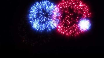 pack de belle explosion de feux d'artifice video