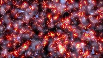 abstracte textuur gesmolten lava macht in een lus