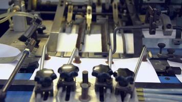 Printing press machine video