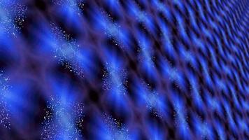 gradiente de partículas azuis futurísticas abstratas em movimento video