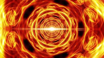 Loop Spiral Fire Energy Time Warp Vortex Tunnel video