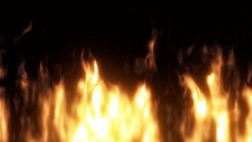 Motion of Realistic Burning Fire. video