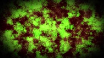 VJ loop 3d illustration green and red toxic smoke fog video