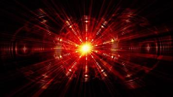 Technological Swirl Light Wave Hyperspace Futuristic Tunnel Loop video