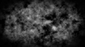 bucle vj de humo gris oscuro o niebla video