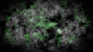 VJ Loop With Green Cloudy Smoke video