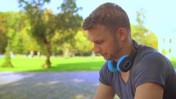 Happy Guy Listening to Music video