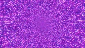 Pink outer space galaxy wormhole with cool particles video