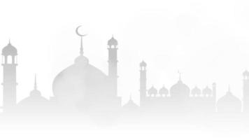 Bau der arabischen muslimischen Moschee video