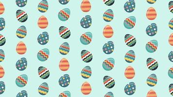 Animation of Patterned Easter Eggs video