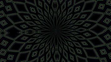 Kaleidoscope pattern laser video
