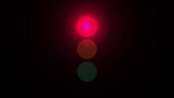 semáforo. disponible en rojo, amarillo, verde video