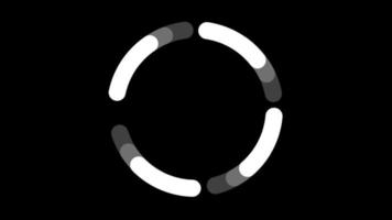 cirkel som roterar eller snurrar