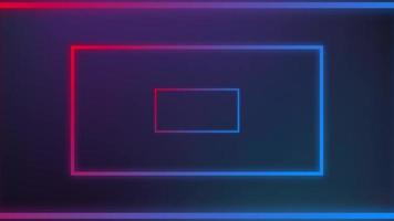 Animation of Glowing Neon Rectangles video