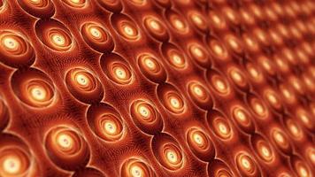 Circles hypnotic row pattern futuristic technology endless pattern video