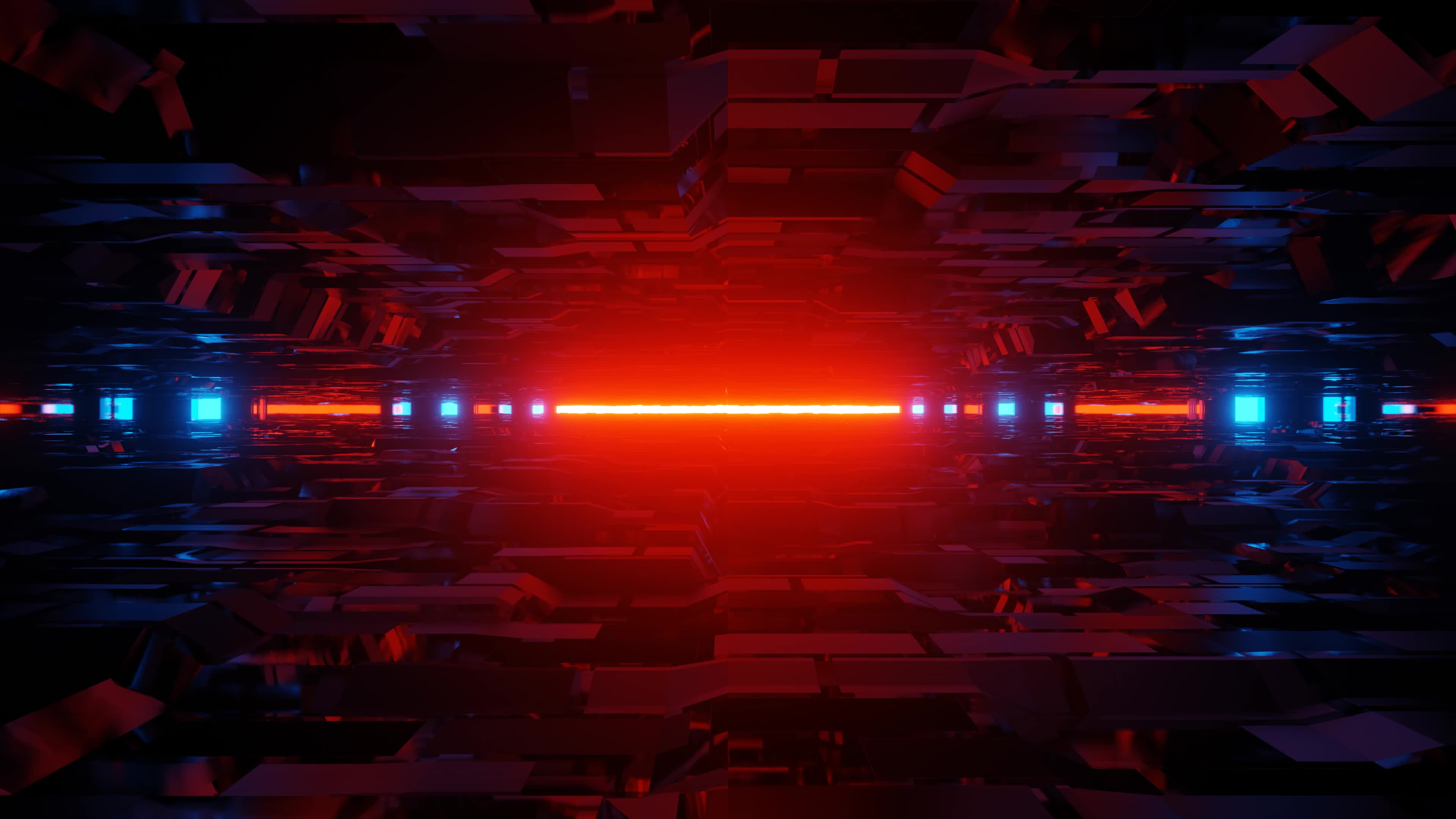 Futuristic science-fiction corridor 3d background 2015833 Stock Video at  Vecteezy