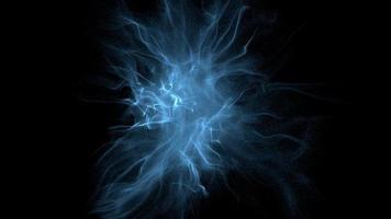 Blue Light Particles Animation