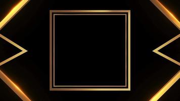Abstract Geometric Gold Tone Art Deco Style video