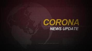 Corona News Intro-Schleife video