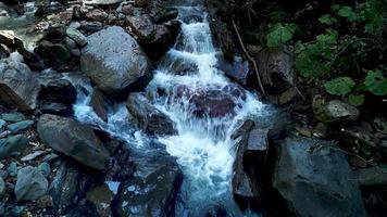 Cascade of waterfalls Rosa Khutor video