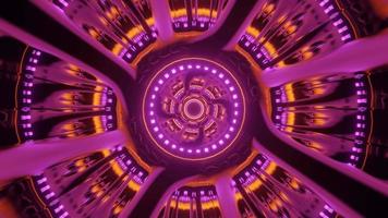 futuristischer Alien Neon interdimensionaler Schaft video